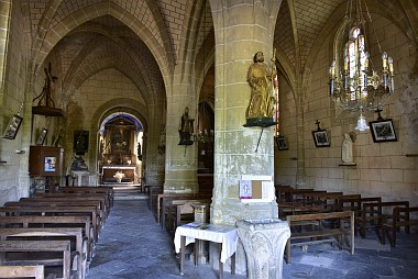 Rocles Église SaintSaturnin Intérieur (photos) Auvergne romane